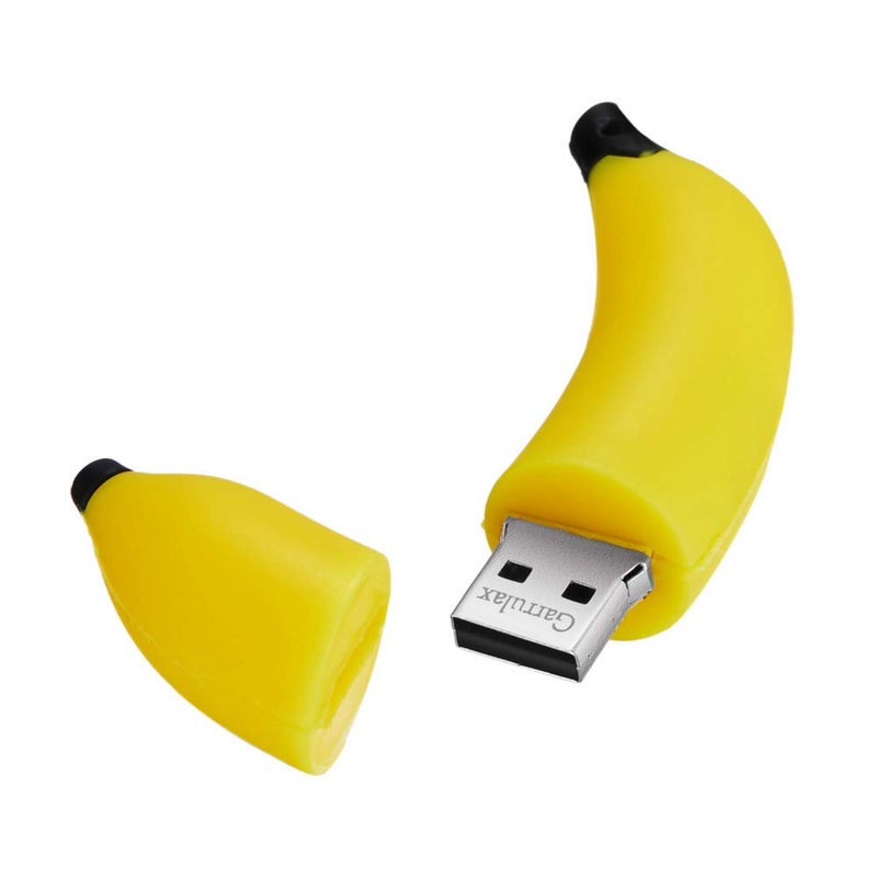 GARRULAX USB Flash Drive, 8GB / 16GB / 32GB Novelty Cute Cartoon USB Memory Stick Date Storage Pendrive Thumb Drives for Kids Children Collegue Student (16GB, Banana) - Image 3